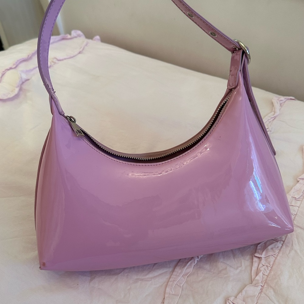 Pink Patent Leather shoulder purse